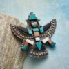 1950s Zuni Knifewing Pin -Jewelry Sales 163a4997 d993 46ac 8eca 76ca5c0ac54f