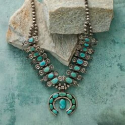 Blue Gem Squash Blossom Necklace -Jewelry Sales 201eeb54 767f 43fb 85a2 de96f0ceb555