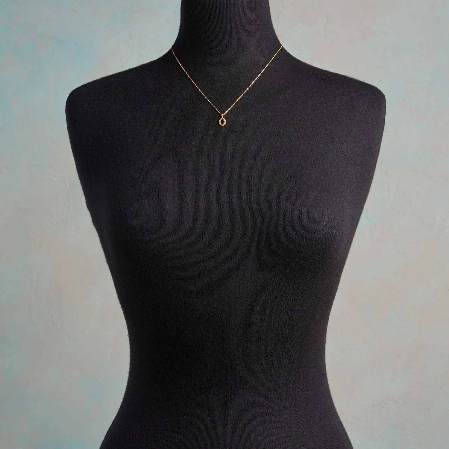 Teardrop Birthstone Necklace 4 Teardrop Birthstone Necklace - Image 2