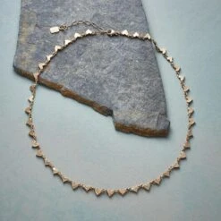 14kt Yellow Chain Of Hearts Necklace -Jewelry Sales 33c11a75 2293 45b6 a8ca 9e7c078b4f04