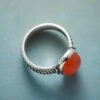Carnelian Soundwaves Ring