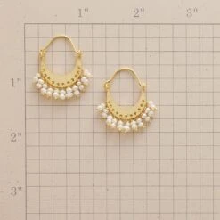 Pearl Collar Earrings