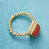 Roped Carnelian Ring -Jewelry Sales 6c868100 84e4 4898 b7ff 1a8e7fe2b3c1