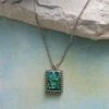 Kingman Turquoise Dogtag Necklace -Jewelry Sales bab24061 ac8c 468d 9472 6f747a5c4da7