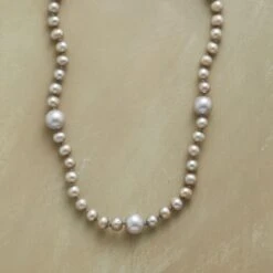 Silvery Satellite Pearl Necklace -Jewelry Sales da1a7213 f847 404a b3be 7db91bc3b52e