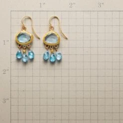 Minuet In Blue Earrings